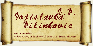 Vojislavka Milinković vizit kartica
